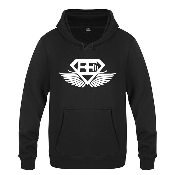 

muscle bodybuilding gym fitness sweatshirts men 2018 mens hooded fleece pullover hoodies, Black