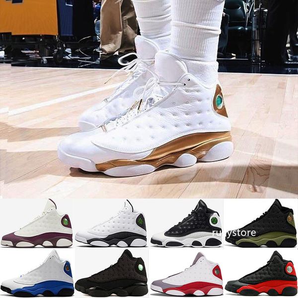 

xiii 13 13s cp3 basketball shoes olive wheat all star chicago athletics j13 sneakers men sports shoes white black