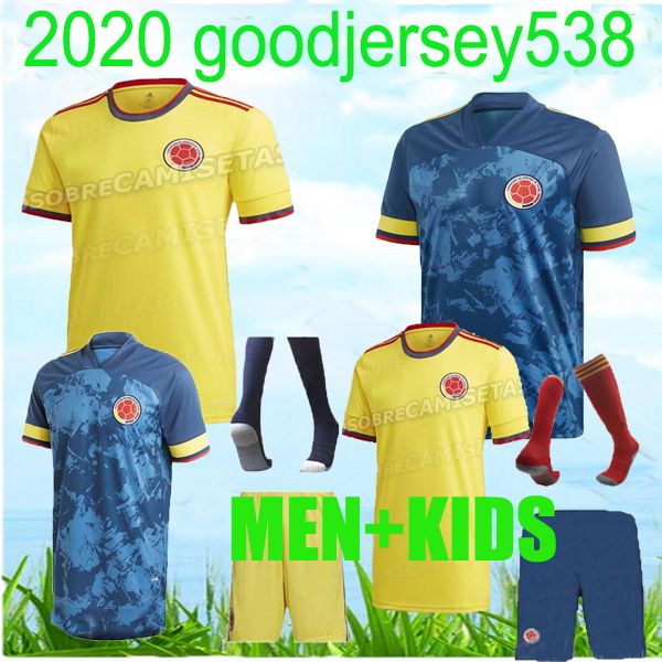 

2020 2021 Колумбия дом вдали футбол Джерси Джеймс футбол Джерси рубашка 20 21 мужчины Копа Америка Колумбия футбол рубашка Фалькао футболка camiseta де Ф
