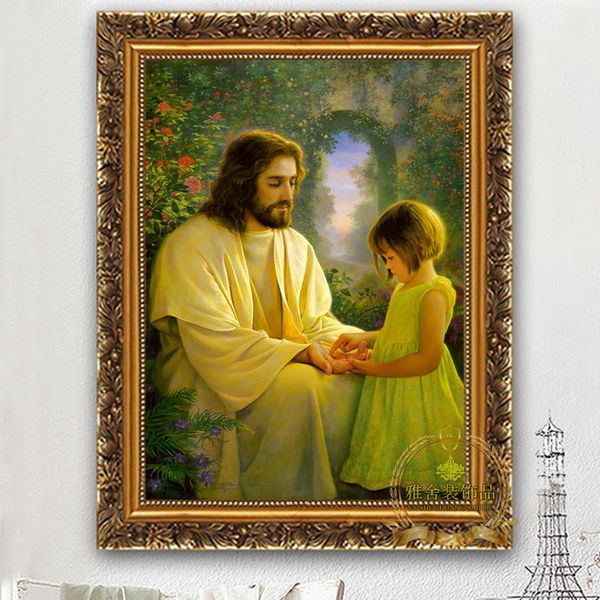 

иисус портрет декоративная живопись крест shepherd рисунок висячие картина иммануил католические христиане гостиная роспись стен