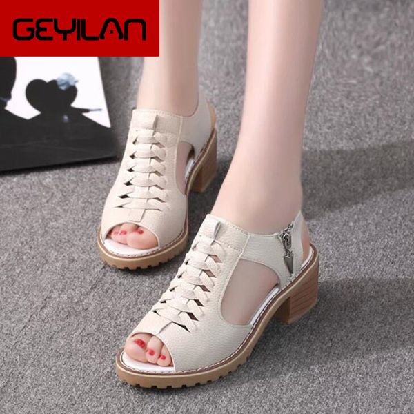 

selling plus size women sandals platform women shoes tpr side zipper sandals retro open toe summer, Black