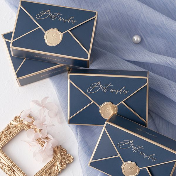 

50pcs wedding favor unique diy square paper baby shower party supplies chocolate candy box packaging gifts boxes for guest