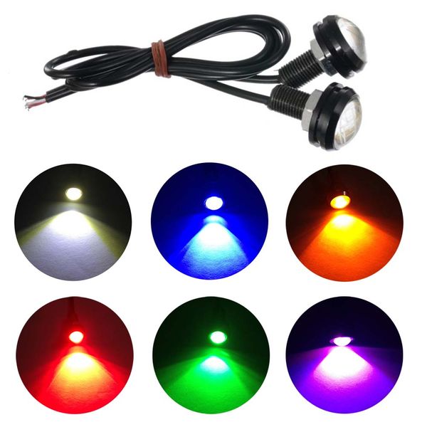 

23/18 MM автомобилей Eagle Eye DRL светодиодные фары дневного света LED 12V Резервное реверса