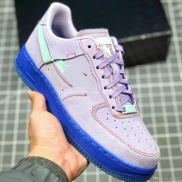 

2020 новые принудительные 1 low dunk один кроссовок для мужчин женщин taro фиолетового светло-голубого скейтборд обуви дизайнер спортивных к