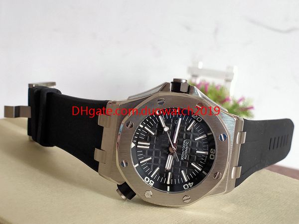 

мужские часы наручные часы высшего качества 42мм offshore diver 15710 15710st.oo.a002ca.01 резиновые ремешки прозрачный механический автомат, Slivery;brown