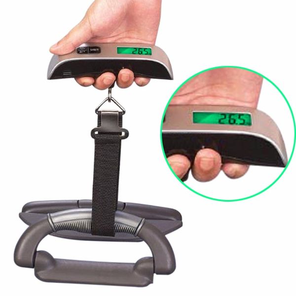 

digital scale electronic portable 50kg/10g hanging electronic digital travel suitcase luggage scales pocket scale home measuring tools