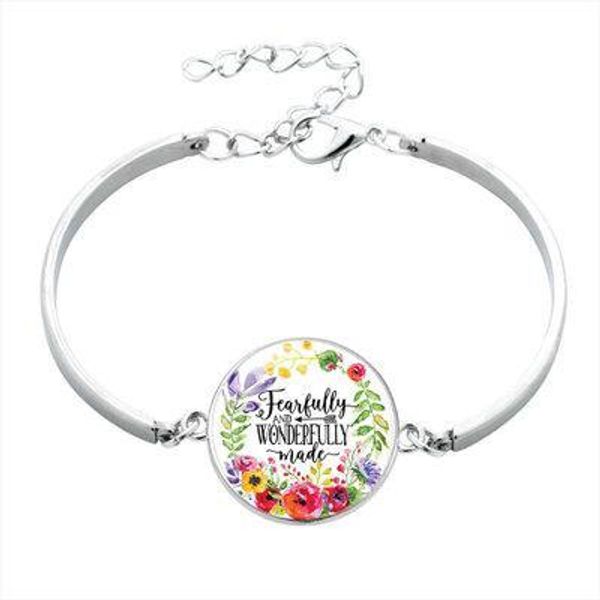 

bible verse glass charm bracelet art picture dome letters charms bracelets vintage wrap bangles scripture quote jewelry gifts for women, Golden;silver