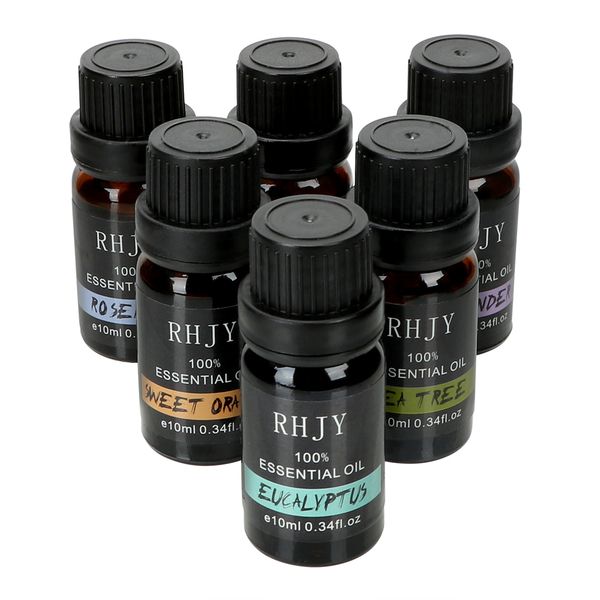 

leepee natural plant essential oil for humidifier fresh air car styling freshener 10ml car perfume 6 flavors oil