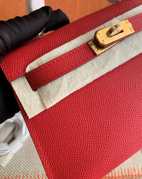 

оптовые продажи высокое качество оригинальный мини-красный дизайн epsom keily кошелек, 19.5см, много цветов для выбранной, быстрой доставки