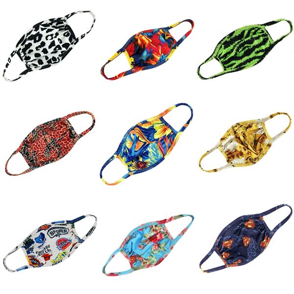 

designer printed face mask cotton dustproof mouth face mask anime cartoon kpop women men muffle face mouth masks #137, Black