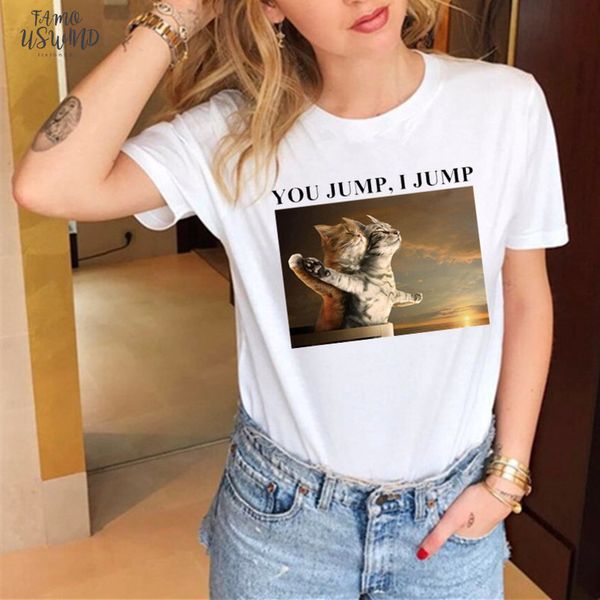 

funny titanic letter t shirt women casual summer harajuku t shirt for lady girl tee hipster female t shirts woman, White