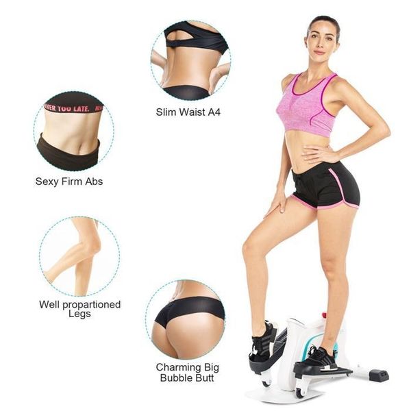 

home portable pedal mini bicycle bike sport exerciser leg fitness machine indoor cycling stepper treadmill lose weight