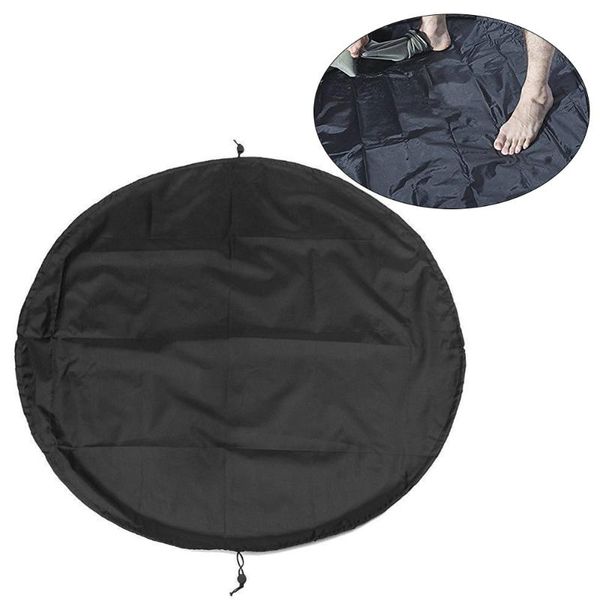 

storage polyester surfing pouch waterproof diving suit swimming accessories mat carry pack change bag wetsuit portable black