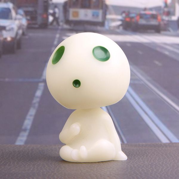 

ciliken car decoration auto interior ornament shaking head tree spirit elf mononoke car dashboard toys dolls pendant gilfs