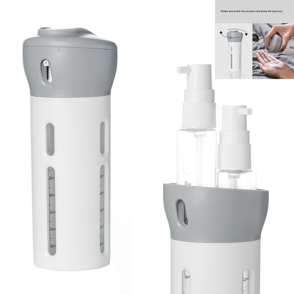 

набор дорожных бутылок 4-в-1 организованный герметичный дорожный размер туалетные принадлежности многоразового использования дорожный лосьон