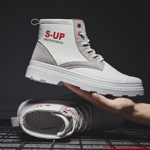 

popular new men s boots trend boots men s wolf shoes sneakers in autumn and winter 2020 vintage high canvas martin fashion
