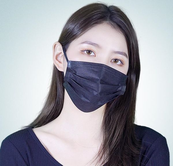 

2020 3 layer protective sheet famask women anti pm2.5 black comfort facial mask fast shipping nmzv