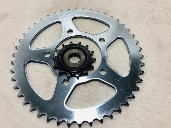 

gw250 gw250s gw250f front rear 45t/46t 14t tooth motorcycle sprockets