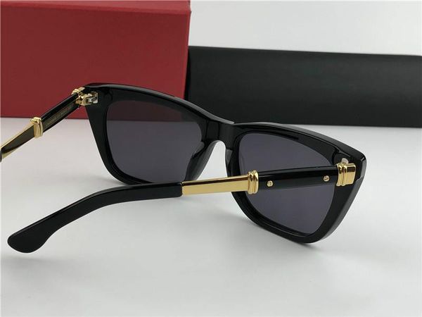 

fashion designer men sunglasses black sheet cat glasses frame fashion popular new glasses lens outdoor protective eyewear, White;black