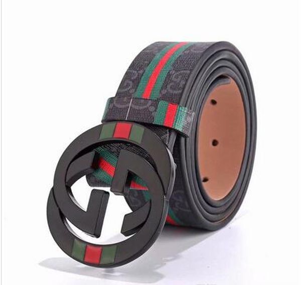 

fashion designer belt buckle leather mens belts for men men's fashion leather belt ing, Black;brown