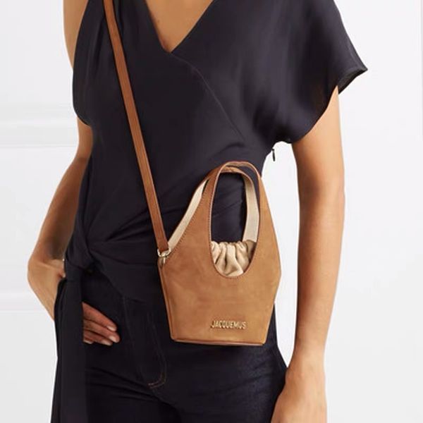 

new small bucket bag women leather mini shoulder bag lady solid color crossbody small totes travel handbags