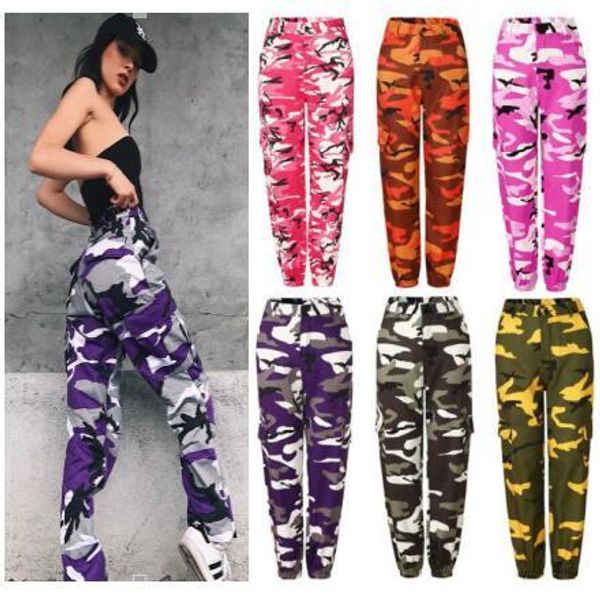 

women casual zaooye pants ladies fashion camouflage camo long pants womens sport loose trousers pt6-7240, Black;white