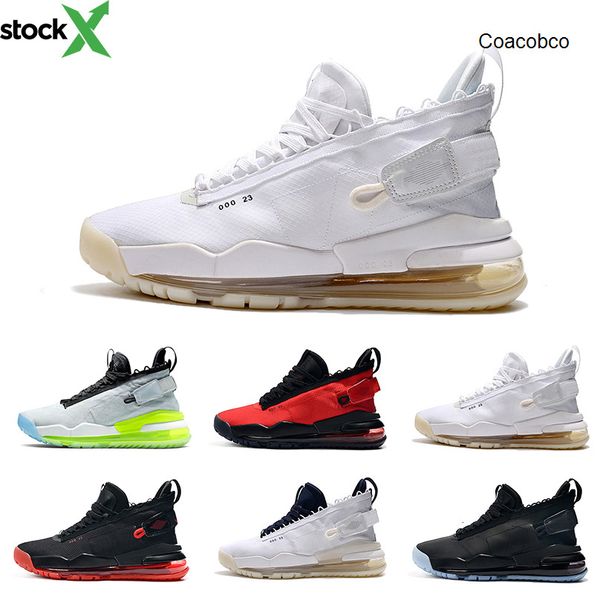 

2020 pure platinum mens jordon basketball shoes black bred gym red neon gradient pale ivory white black men trainers sports sneakers 7-12