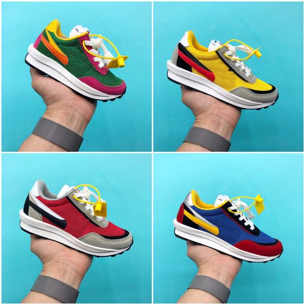 Acheter Nike X Sacai Ld Waffle Bonne Qualité Sacai X Ldv Waffle Daybreak Enfants Chaussures Pour Filles De Garçon 2019 Designer Bébé Chaussures De