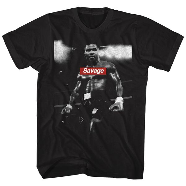 

men's customized sports t-shirt boxing champion short sleeve tshirt casual loose clothing tyson printed 100% cotton commemorative t shi, White;black
