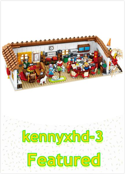 

pan luosi new chinese new year dinner scene children's puzzle assembled building blocks toys spring festival gift boxed