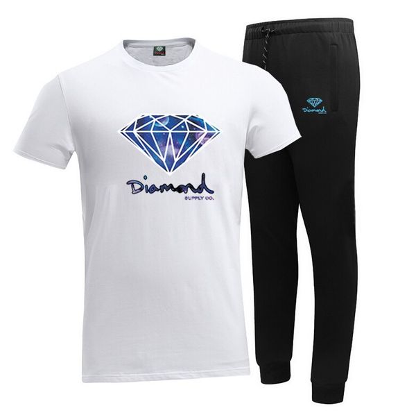 

D975 Free shipping s-5xl new men Leisure Letter hip hop T-Shirt and long pant Waist elasticity Tracksuits