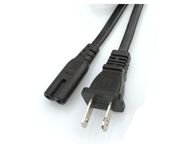 

figure 8 ac power cord line wire replacement mains cable 1m 3.3feet for us eu plug