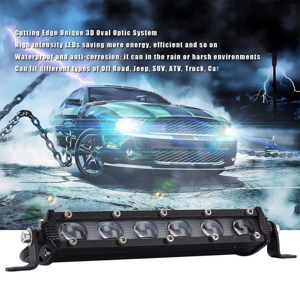 

8 inch 120w led work light bar spot beams headlight offroad 4wd suv driving fog lamp, led work lights for off-road vehicle atv