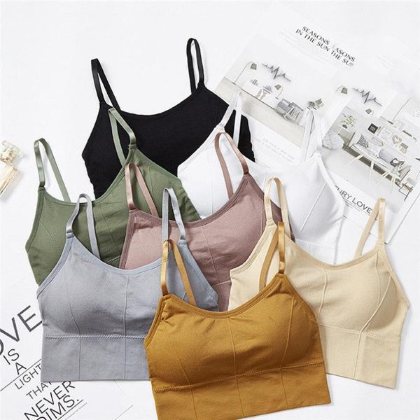 

gym clothing sports bra running yoga breathable thin anti-sweat workout vest push up shockproof seamless girl underwear #2m11, White;black