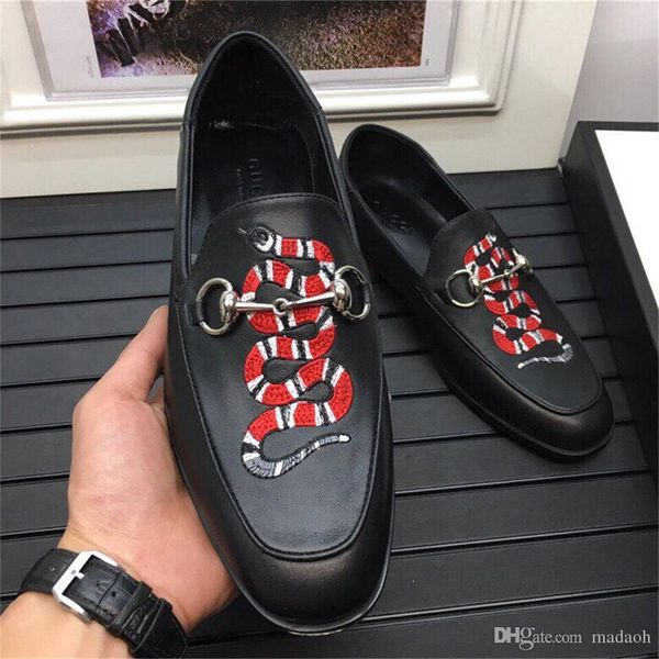 

20wn dropshipping 2020 люкс мужская кожаная обувь мода свадьба обувь luxury men конструкторы business flats shoes большой размер 45 yetc8, Black