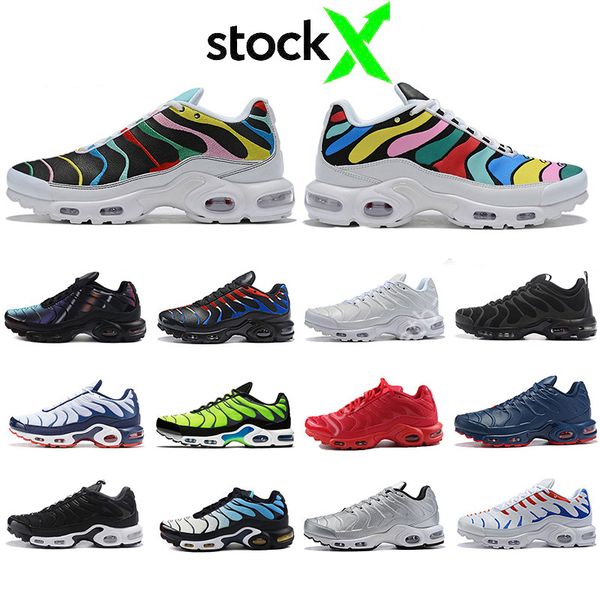 

tn plus se men running shoes triple black white og hyper blue total crimson deluxe mens trainer fashion sports sneakers runner
