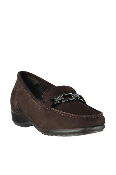 

derimod натуральная кожа кофе женщины loafer, Black