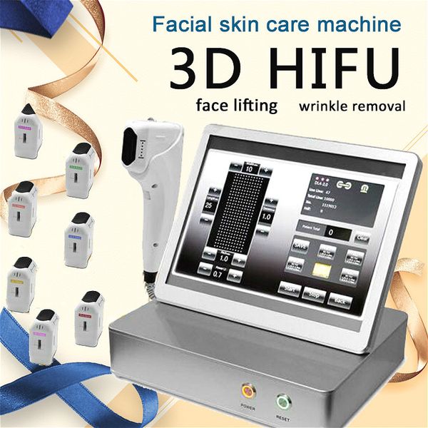 

2020 promotion beauty salon facial and body lifting 10000 s hifu 3d hifu with 8 cartridges for skin care wrinkle removal ing