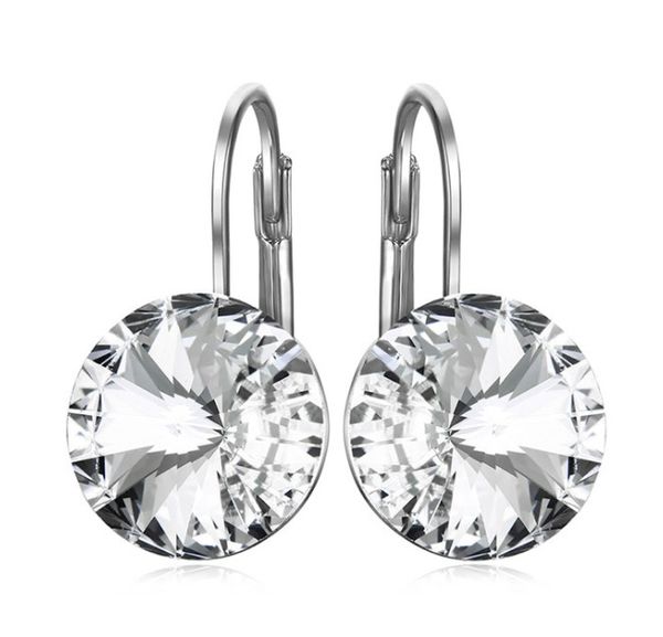 

кристаллы new sale 925 серебряных 6color оригинальных ювелирных белла мини пирсинг моды серьги стержня, Golden;silver