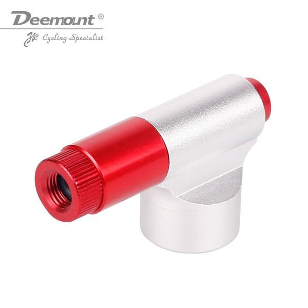 

deemount bicycle co2 cartridge pump head cycling bike ball mini portable inflator dual head schrader & presta