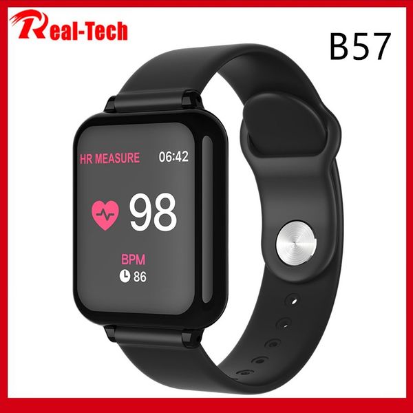

b57 new smart fitness tracker watch band ip67 waterproof heart rate monitor smart bracelet b57 dhl