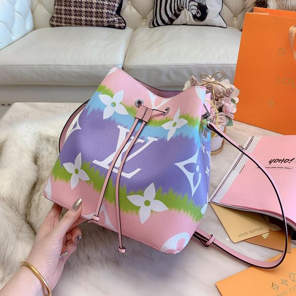 

wholesale designer luxury handbags purses fashion bucket bag wallet shoulder bags tote colorful crossbody bag backpack shopping bags