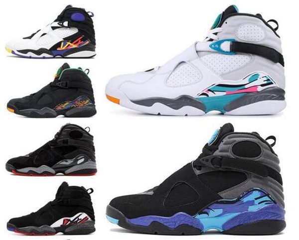 

8 8s basketball shoes sneakers reflections chrome valentines day south beach aqua men red 2019 new designers jumpman chaussure classic shoes