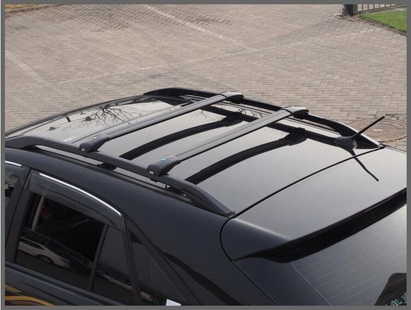 

car roof rack rail baggage luggage cross bar for mitsubishi outlander 2013 2014 2015 2016 2017 2018(with lock)(silver black