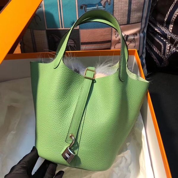 

high-end customized new designer lady bucket package basket high-capacity togo calfskin material a variety of colors