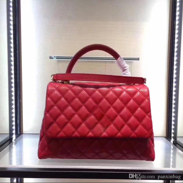 

2019 new bag ladies head layer cowskin linger embroidery chain handbag fashion soft leather small fragrance single shoulder bag