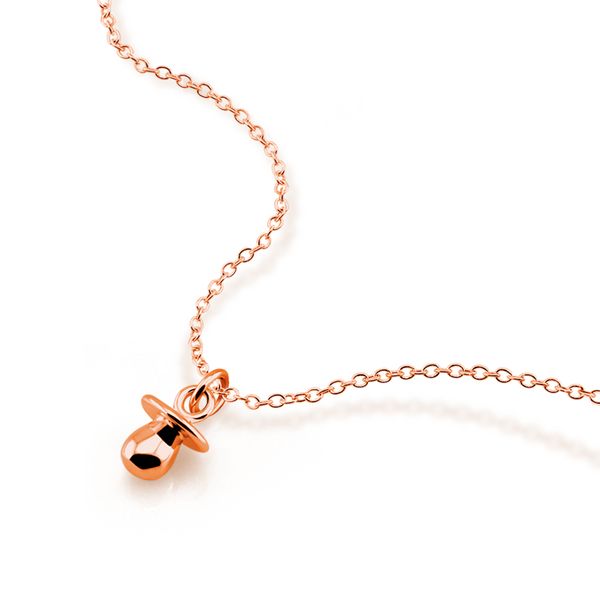 

new personality fashion square delicate pacifier pendant silver necklaces & pendants 925 sterling silver jewelry girl gift