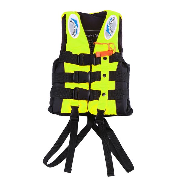 

child life vest aid jacket whistle swimming life jacket for drifting boating survival safety water sport wear