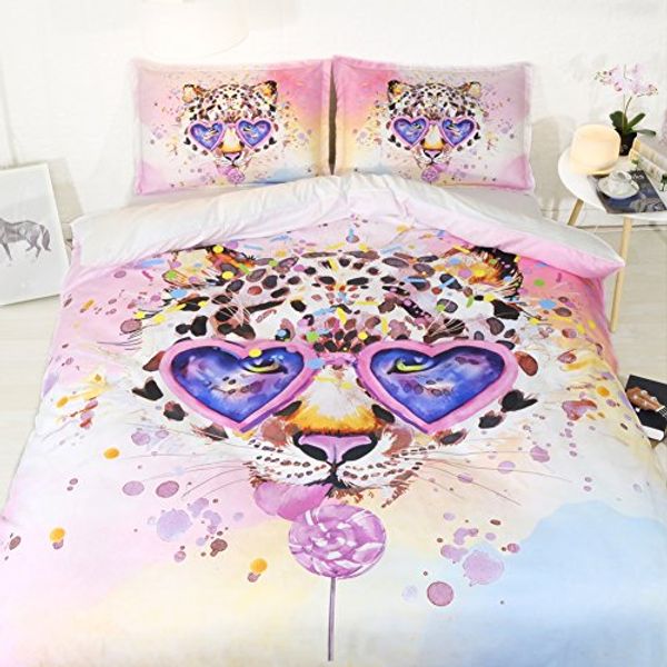 Bed Covers For Girls Pink Leopard Duvet Cover Queen Full Candy