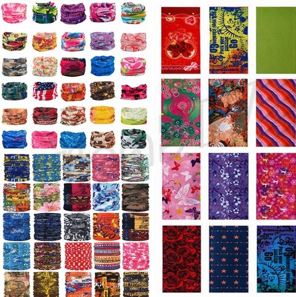 

new multifunctional scarf outdoor sports headband turban sunscreen magic scarves cycling scarfs seamless women bandanas party masks c016
